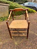 Antieke eikenhouten breistoel uit 1930, Antiek en Kunst, Ophalen
