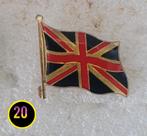 Vintage Engeland Vlag Pin, Verzenden, Gebruikt, Stad of Land, Speldje of Pin