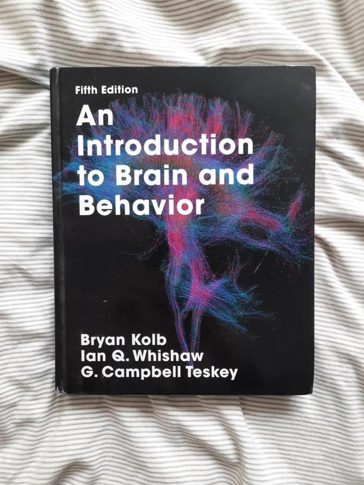 An Introduction to Brain and Behavior - ISBN 9781319154073, Boeken, Studieboeken en Cursussen, Gelezen, WO, Gamma, Ophalen of Verzenden