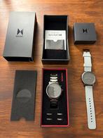 2x MVMT Chrono Gunmetal 45 mm horloge, Overige merken, Staal, Gebruikt, Staal