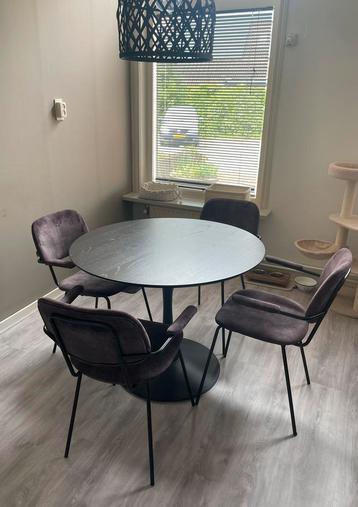 4 eetkamerstoelen 