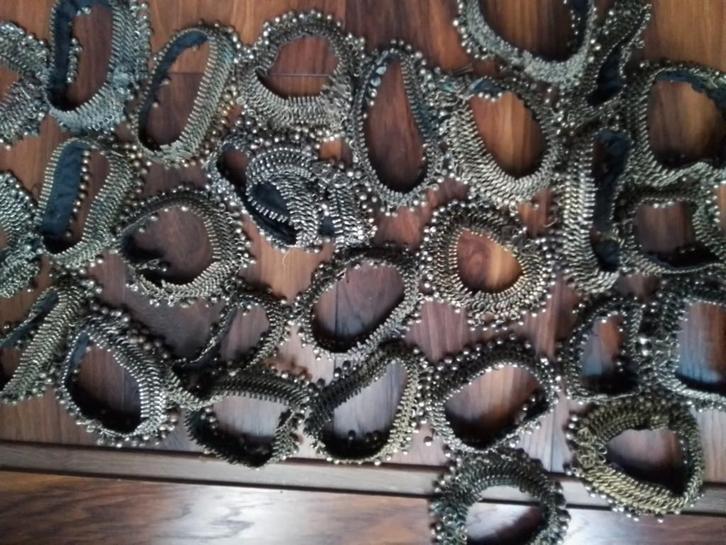 28 authentieke, etnische, oosterse enkelbanden. India., Sieraden, Tassen en Uiterlijk, Antieke sieraden, Overige materialen, Ophalen of Verzenden