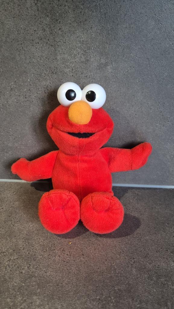 Elmo knuffel Sesamstraat, 26 cm. T10, Kinderen en Baby's, Speelgoed | Knuffels en Pluche, Gebruikt, Overige typen, Ophalen of Verzenden