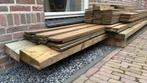 Geimpregneerd houten planken en balken, Doe-het-zelf en Verbouw, Hout en Planken, Gebruikt, 300 cm of meer, Balk, Vuren