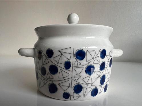 Vintage Rörstrand Marmeladepot Blåbär Blauwe Bes Westman 50s, Antiek en Kunst, Antiek | Servies los, Ophalen of Verzenden