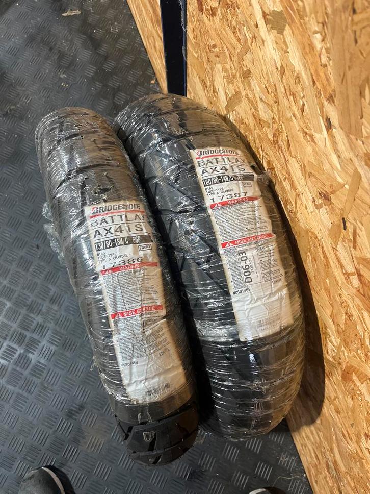 Bridgestone AX41 Bandenset Suzuki RV125, Motoren, Onderdelen | Suzuki, Nieuw, Ophalen of Verzenden