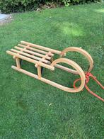 Houten Slee met Touw, Ophalen, Gebruikt, Overige merken