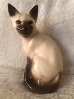Vintage Siamese Kat porselein, Ophalen, Gebruikt, Hond of Kat, Beeldje of Figuurtje