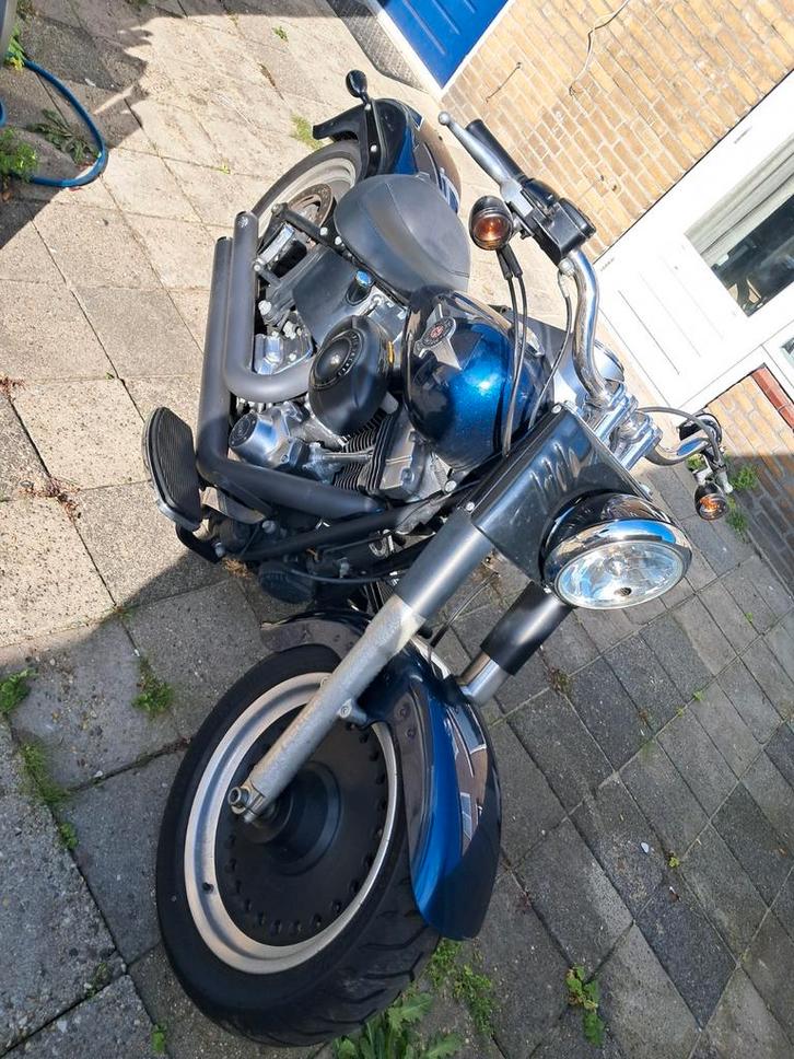 Harley-Davidson Fat Boy - Lage km, Vance & Hines, Motoren, Motoren | Harley-Davidson, Particulier, Ophalen