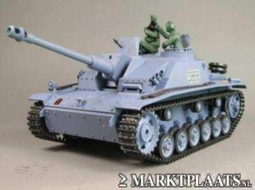 RC Panzer \"Sturmgeschütz III \" M 1:16 G rook en geluid beschikbaar voor biedingen