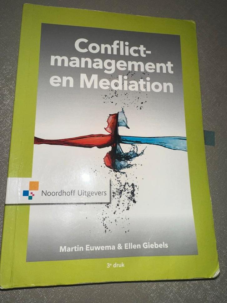 Conflictmanagement en Mediation - 3e druk, Boeken, Studieboeken en Cursussen, Gelezen, HBO, Gamma, Ophalen of Verzenden