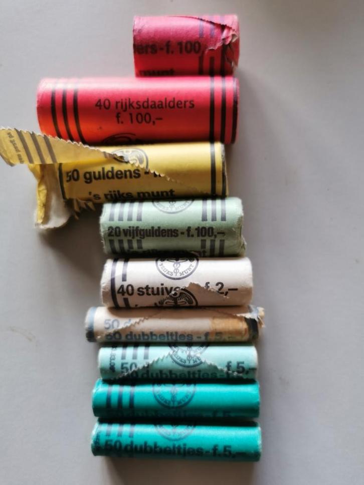 Muntrollen guldens en diverse losse munten, Postzegels en Munten, Munten | Nederland, Koningin Juliana, Ophalen of Verzenden