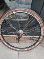 Voor en achterwiel nexus 7 met naafdynamo en trommelremmen, Fietsen en Brommers, Fietsonderdelen, Ophalen, Zo goed als nieuw, Algemeen