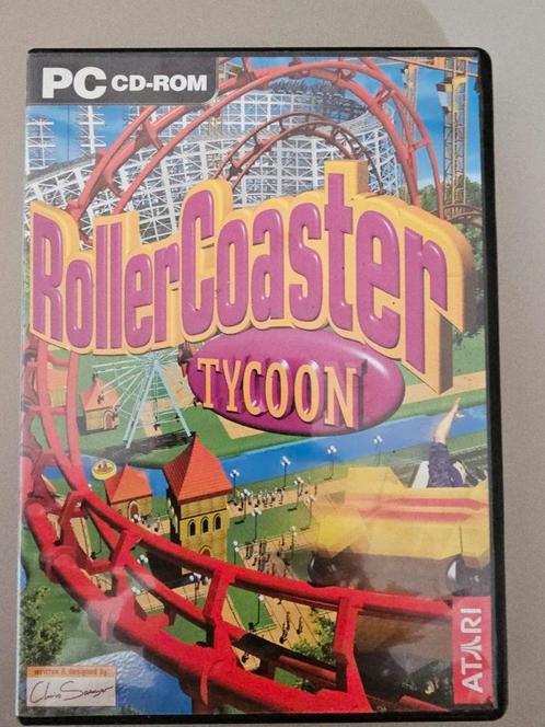 Pc game Rollercoaster Tycoon, Spelcomputers en Games, Games | Pc, Zo goed als nieuw, Strategie en Constructie, 1 speler, Vanaf 3 jaar
