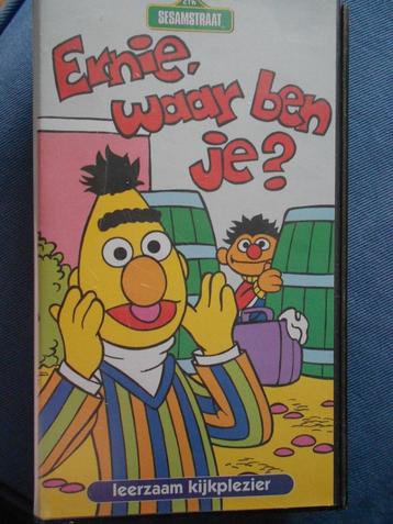 vhs video Sesamstraat Ernie waar ben je ? beschikbaar voor biedingen