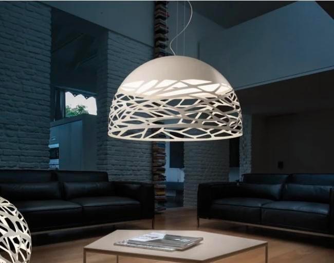 2 Hanglampen design Kelly  Dome van Lodes, Huis en Inrichting, Lampen | Hanglampen, Nieuw, 50 tot 75 cm, Metaal, Ophalen