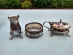 Diverse zilver kleurige spullen, Antiek en Kunst, Ophalen of Verzenden, Zilver