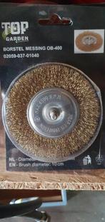 Schijfborstel 75mm, Messing borstel en Penseelborstel, Ophalen of Verzenden, Nieuw