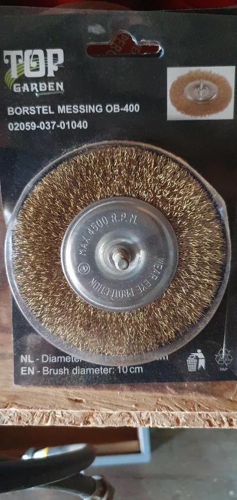 Schijfborstel 75mm, Messing borstel en Penseelborstel, Doe-het-zelf en Verbouw, Gereedschap | Handgereedschap, Nieuw, Ophalen of Verzenden
