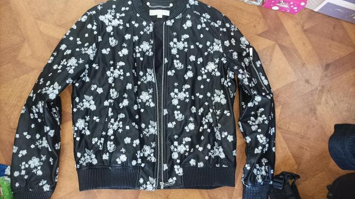 Michael Kors bomber jas jack maat M, Kleding | Dames, Jassen | Zomer, Zo goed als nieuw, Maat 38/40 (M), Zwart, Ophalen of Verzenden