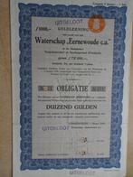 Obligatie 1000 guldenWaterschap "Eeernewoude c.a" 1938, Ophalen of Verzenden, Voor 1920, Aandeel