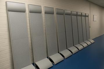 Metalen displaypanelen / presentatie - stevige kwaliteit beschikbaar voor biedingen