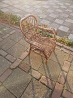 Vintage rotan stoel, Ophalen, Gebruikt, Bruin, Vintage