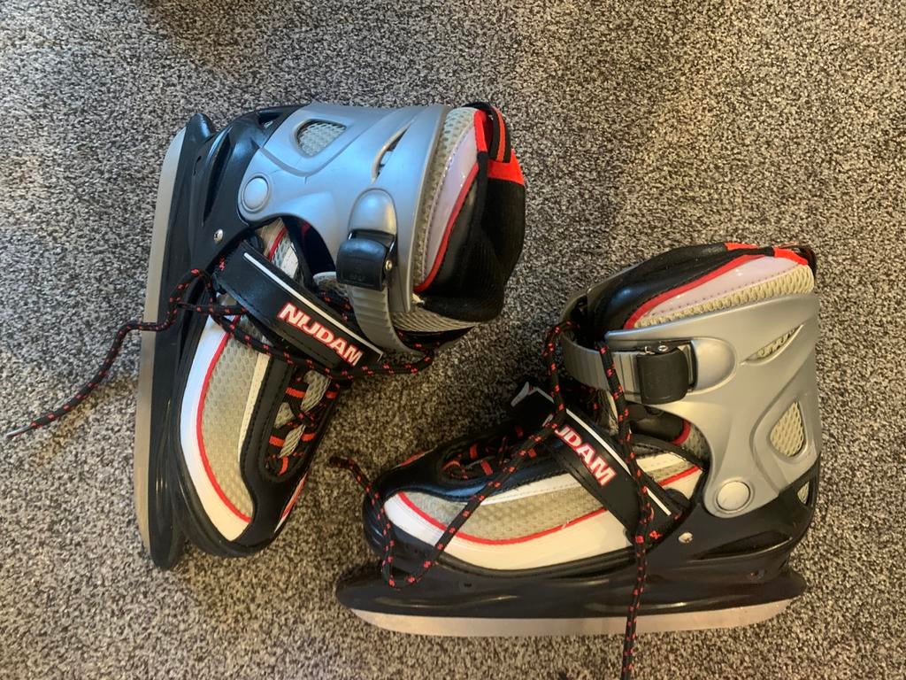 Nijdam ijshockeyschaatsen verstelbaar maat 34 35 36 37, Sport en Fitness, Schaatsen, Ophalen of Verzenden, Zo goed als nieuw, IJshockeyschaatsen