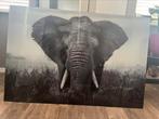 Canvas ( glas), Ophalen, 125 cm of meer, Zo goed als nieuw, Schilderij