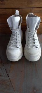 Notre-V boots wit linnen maat 38 zgan, Notre-V, Wit, Ophalen of Verzenden, Sneakers of Gympen