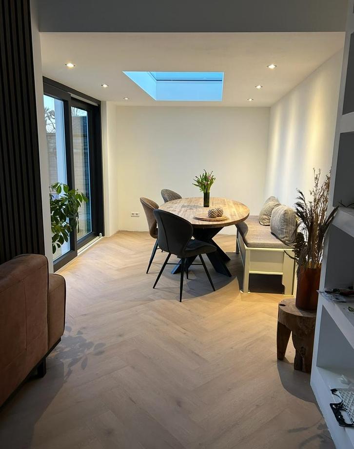 Nieuw! PVC licht eiken- Belakos Attico Visgraat, Doe-het-zelf en Verbouw, Vloerdelen en Plavuizen, Nieuw, Vloerdelen of -planken