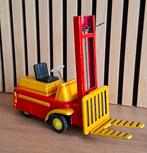 Vintage metalen / blikken vorkheftruck, Ophalen of Verzenden, Zo goed als nieuw