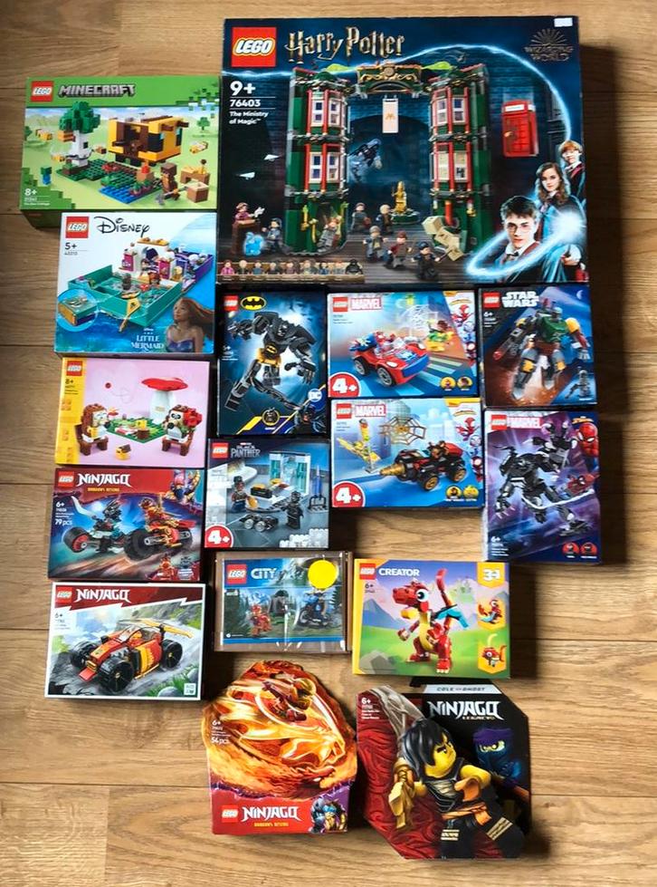 16 lego sets, Kinderen en Baby's, Speelgoed | Duplo en Lego, Zo goed als nieuw, Lego, Complete set, Ophalen