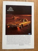Ford Thunderbird 1965 originele advertentie vintage, Ophalen of Verzenden, Gelezen, Ford