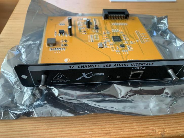 Behringer X-USB card, Muziek en Instrumenten, Mengpanelen, Gebruikt, 20 kanalen of meer, Ophalen of Verzenden