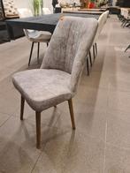 Nieuwe eetkamerstoel microvezel grijs gemêleerd €35 per stuk, Huis en Inrichting, Stoelen, Ophalen, ., Nieuw, .