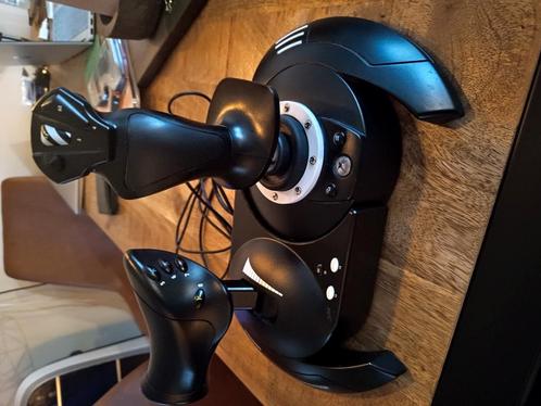 Thrustmaster T.flight Hotas one vluchtsimulator pc/xbox one, Computers en Software, Joysticks, Zo goed als nieuw, Ophalen of Verzenden