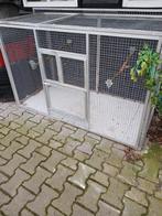 Voliere aluminium kooi uitvliegkooi, Dieren en Toebehoren, Vogels | Hokken en Kooien, Ophalen, Gebruikt, Aluminium, Volière