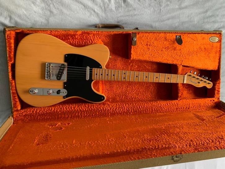 Fender '52 AVRI Telecaster  2005, Muziek en Instrumenten, Snaarinstrumenten | Gitaren | Elektrisch, Zo goed als nieuw, Solid body