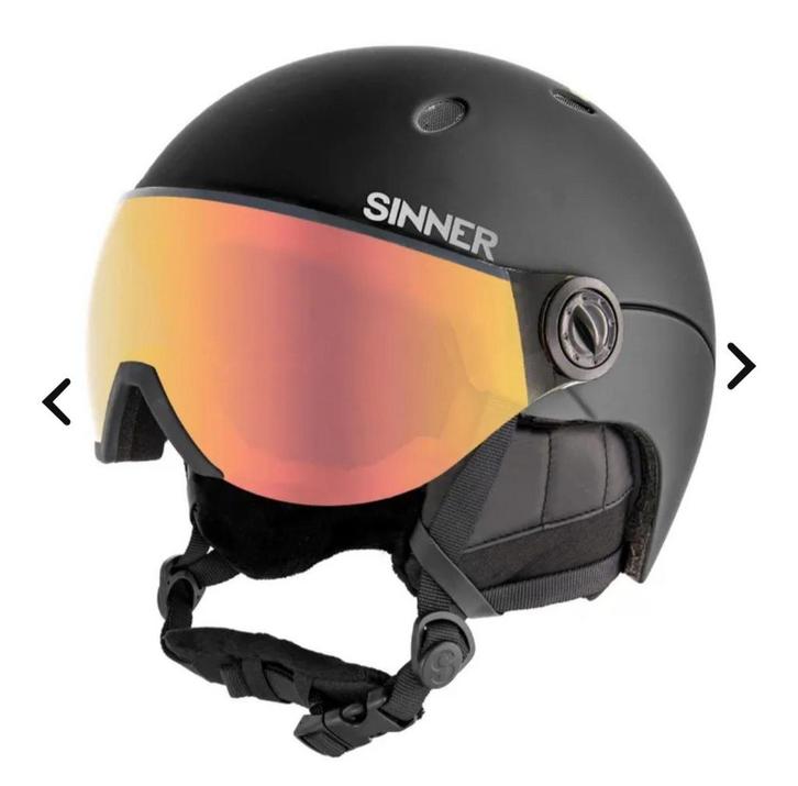Sinner Titan Skihelm met Vizier 52-54 cm, Sport en Fitness, Skiën en Langlaufen, Nieuw, Overige typen, Skiën, Overige merken, Minder dan 100 cm