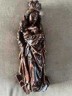 Mariabeeld met lakzegel, Verzamelen, Ophalen of Verzenden, Gebruikt, Beeld(je), Christendom | Katholiek