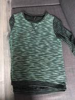 Prachtige groene H&M Trui met zwart-grijze 3/4 mouwen maat M, H&M, Zo goed als nieuw, Groen, Ophalen