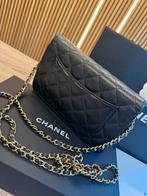 Chanel Wallet on Chain Gold, Ophalen, Zo goed als nieuw, Zwart, Overige typen