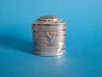 Antiek zilver- Lodereindoosje-, Antiek en Kunst, Ophalen of Verzenden, Zilver