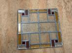 Glas in lood raampje, Ophalen of Verzenden, Gebruikt, Minder dan 80 cm, Glas in lood