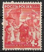Danzig-Pools postkantoor 1938 mi.34 HAVENTAFEREEL ongebruikt, Verzenden, Overige landen, Gestempeld
