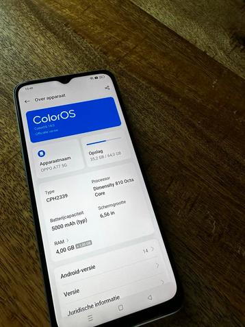 Oppo A77 5G - Nieuwstaat! beschikbaar voor biedingen