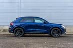 Audi Q3 45 TFSIe 245pk PHEV S Edition | Panoramadak | Matrix, Auto's, 12 maanden, Gebruikt, Blauw, Leder en Stof
