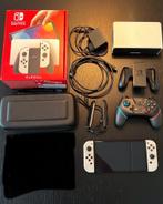 Nintendo switch OLED compleet en zeer netjes!, Spelcomputers en Games, Spelcomputers | Nintendo Switch, Ophalen, Zo goed als nieuw