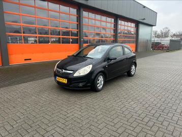 Opel Corsa 1.2 16V 3D WR 2007 Zwart beschikbaar voor biedingen